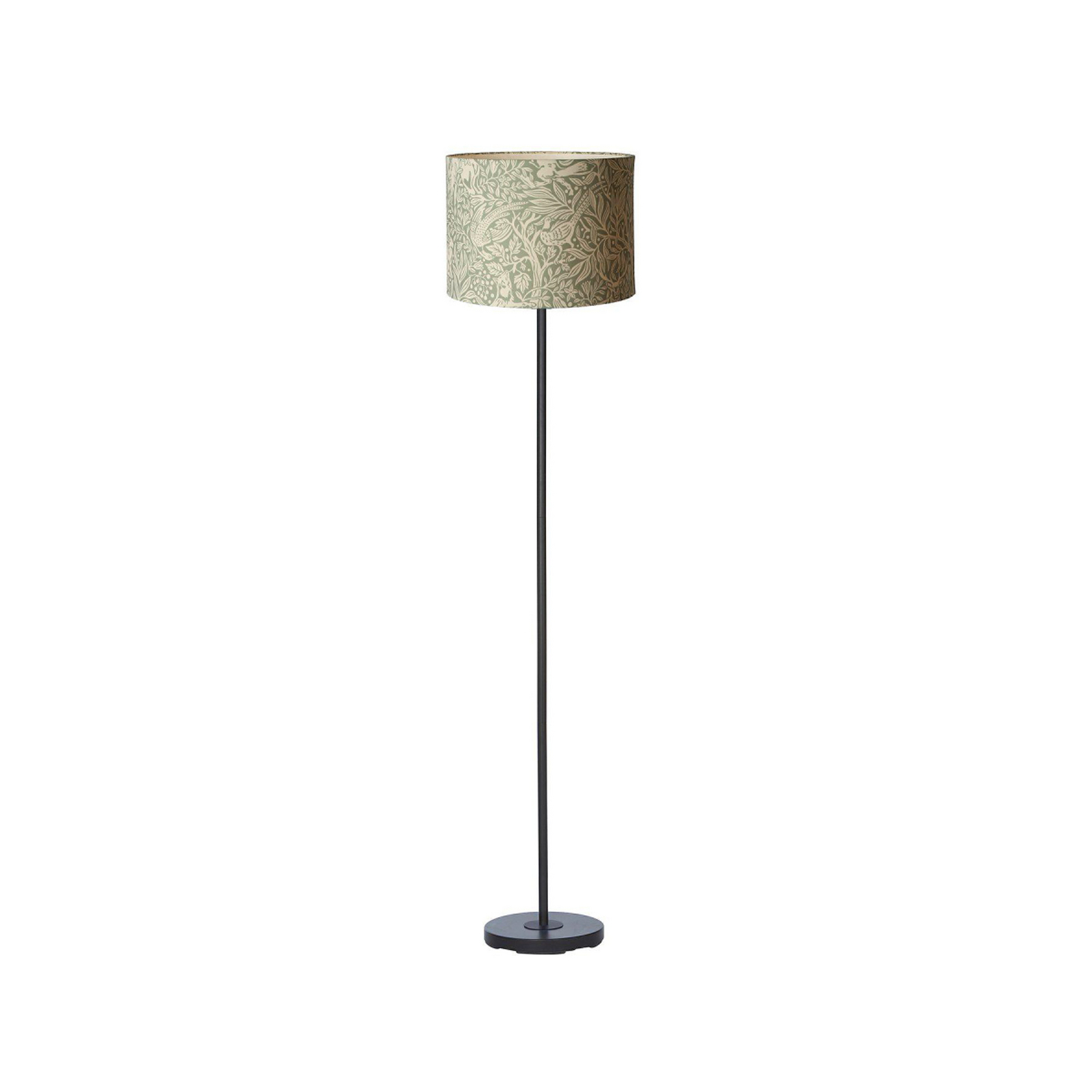 Stehleuchte Amy, Eldertree grün/schwarz, Höhe 150 cm, E27