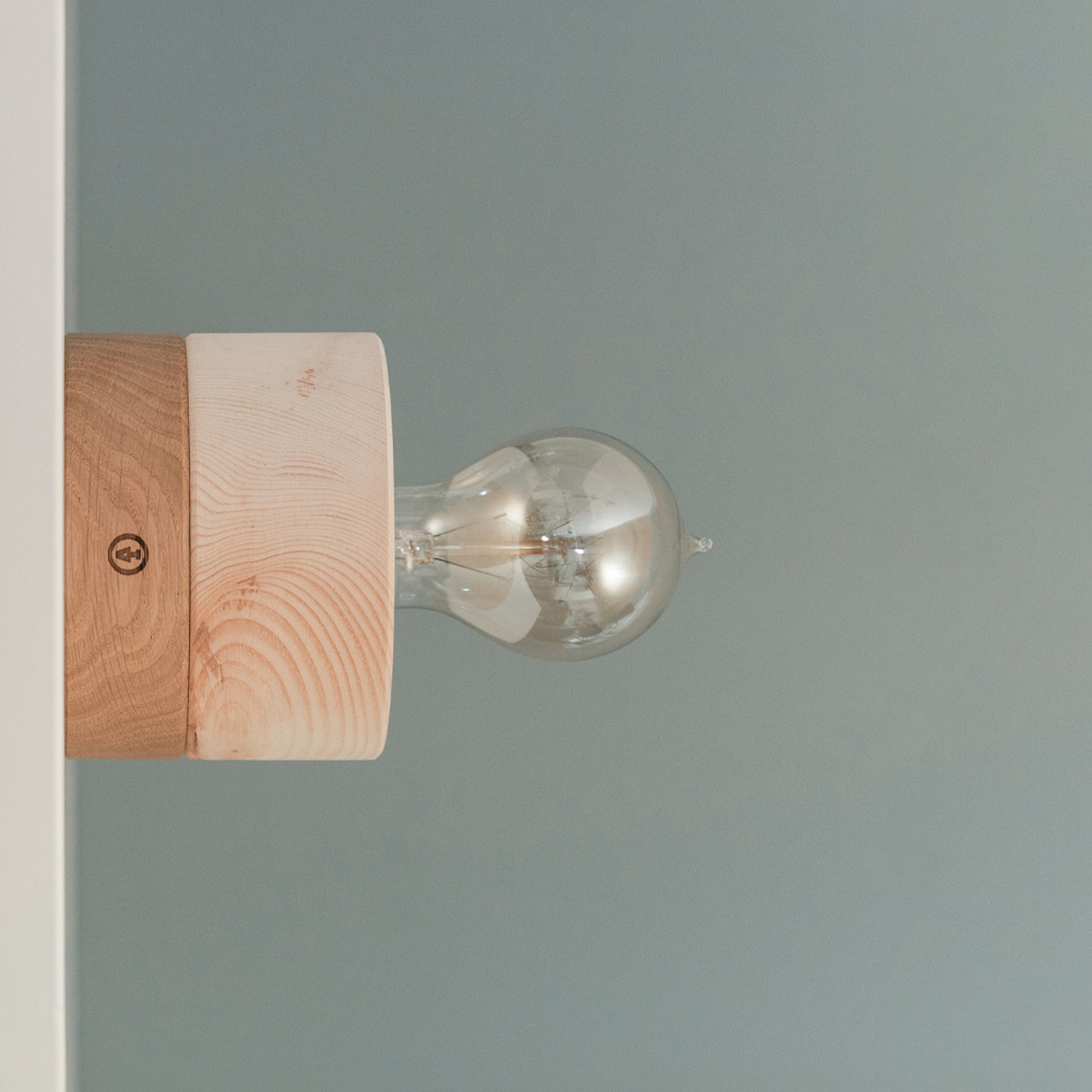 ALMUT 0239 wall light, vegan, Swiss stone pine