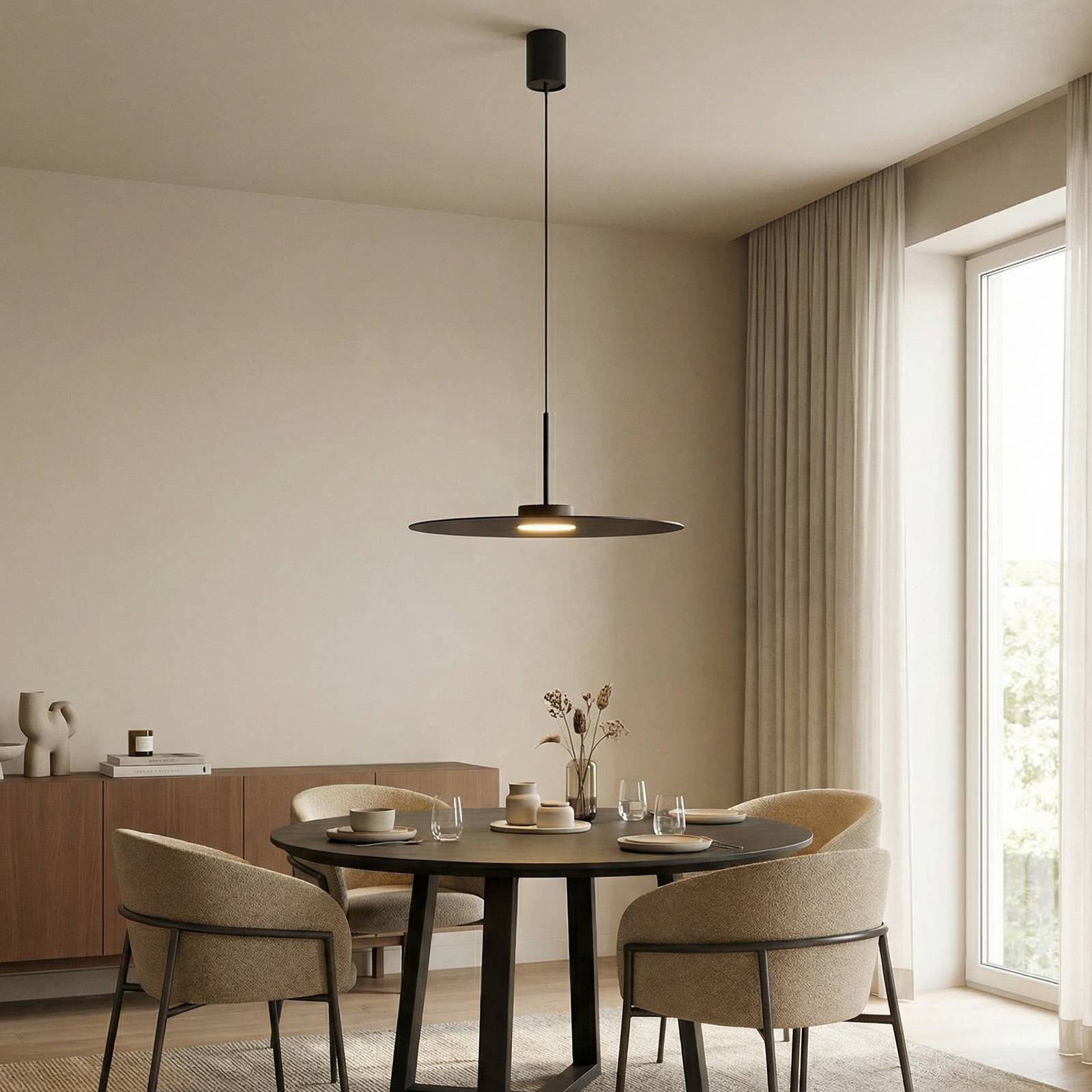  Nowodvorski Lighting Hängeleuchte Simone, Schwarz, Stahl, ø 40 Cm, Gx53 