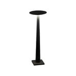 Portofino LED-Akku-Tischlampe, schwarz, Marmor - Nemo