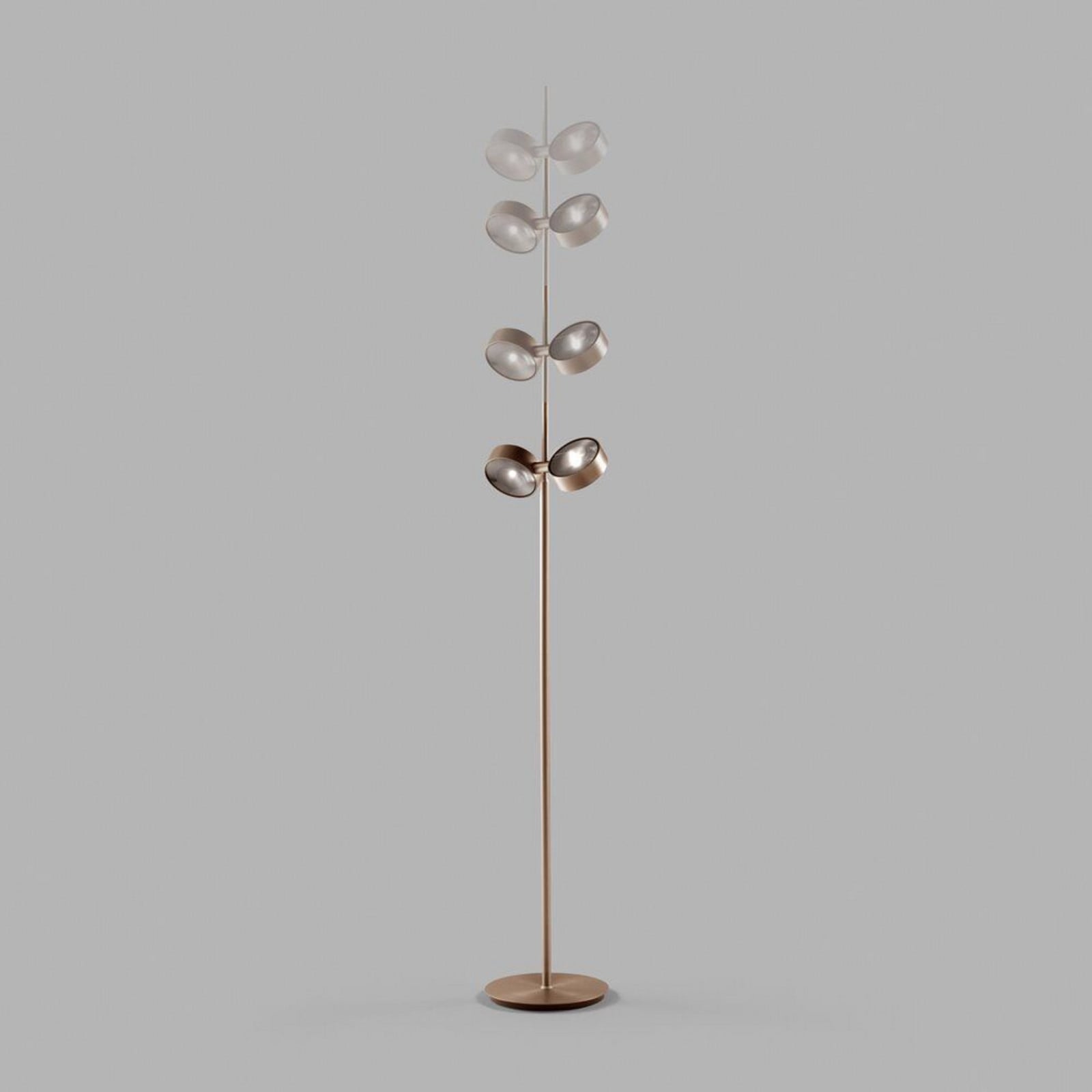Orbit Gulvlampe Touchless Rose Gold LIGHT-POINT - Stue - Aluminium