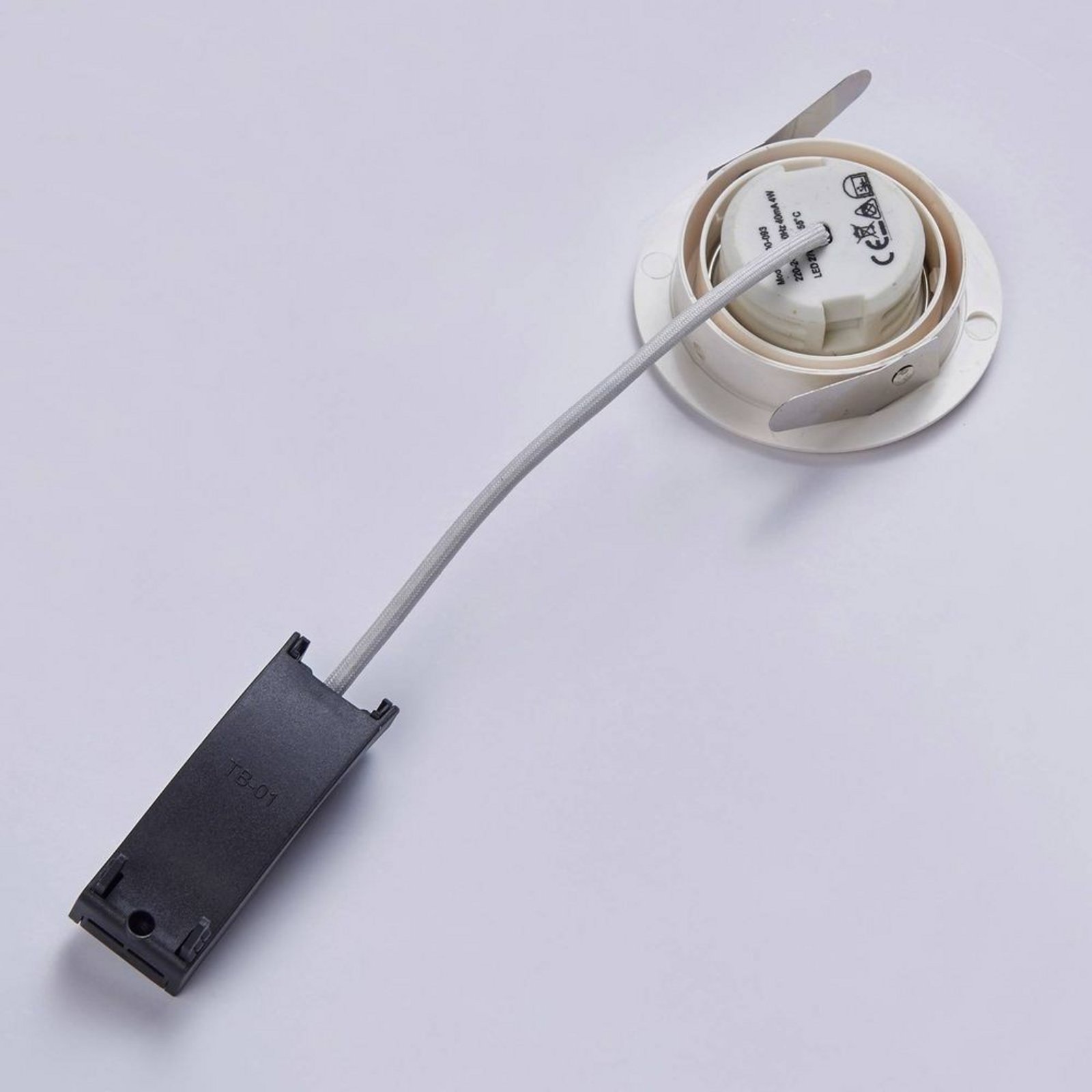 Andrej Round LED Einbauspots Cream - Lindby