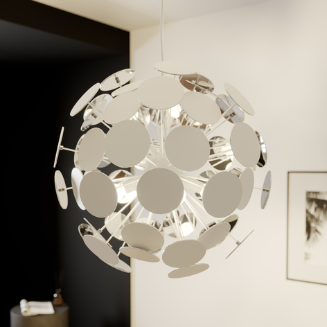 Suspension blanche Kinan avec disques
