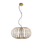 Висяща лампа Globe, Ø 51 cm, златиста, 1-пламъчна, E27