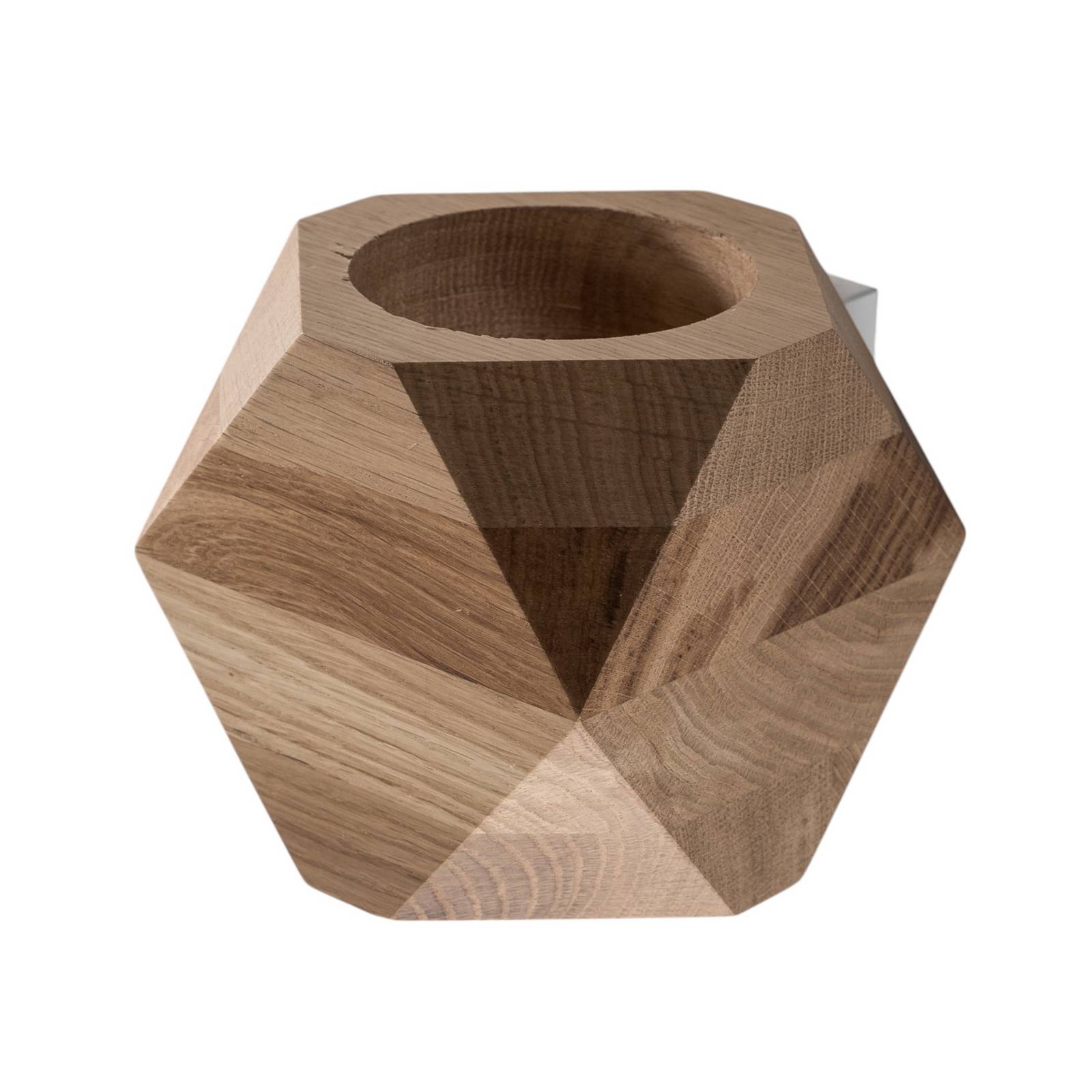 Envostar Peach Puff Wandlampe Polyeder Holz 1-flg.