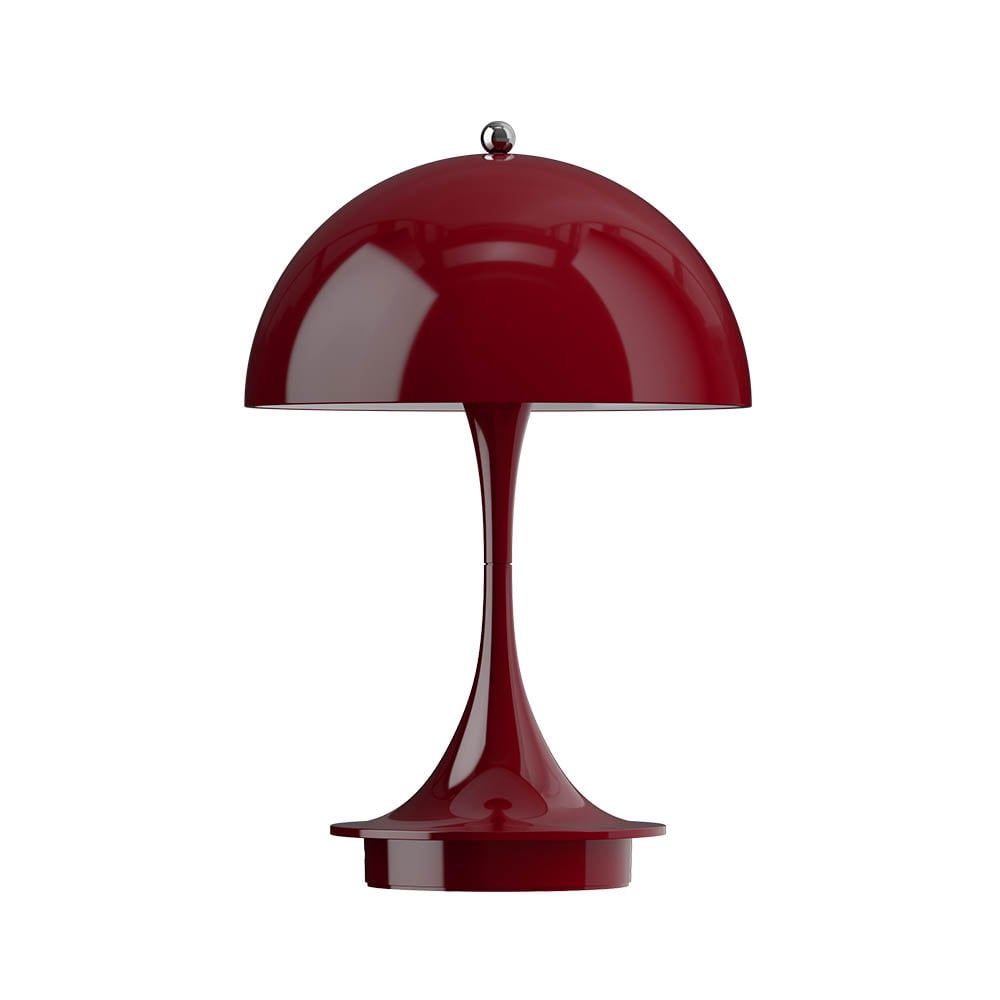Panthella 160 Portable Pöytävalaisin V3 Opaque Burgundy - Louis Poulsen