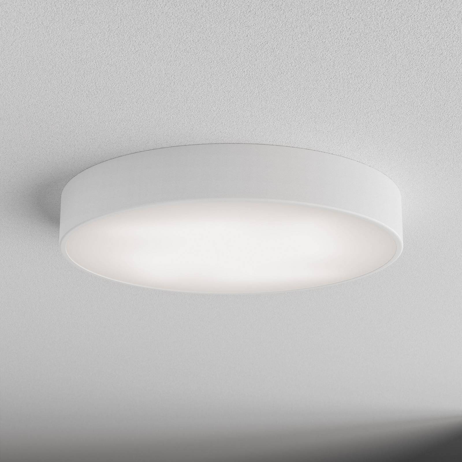Deckenlampe Cleo 500, weiß, Sensor, IP54, Ø 50 cm, Metall günstig online kaufen