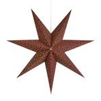 Baroka stila dekoratīvā zvaigzne iekarināšanai, Ø 45 cm, bordo krāsā
