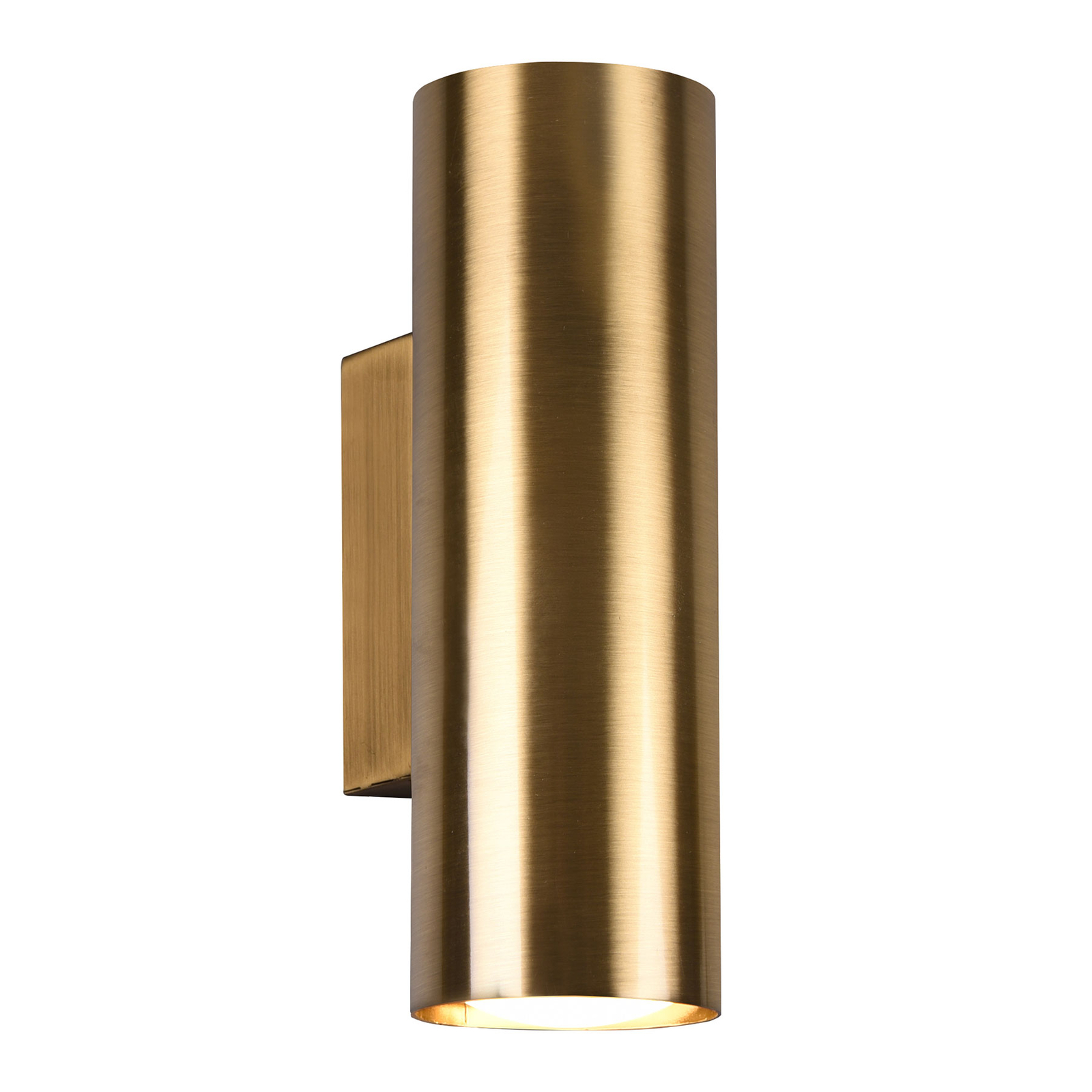 Marley wall light, antique brass, up and down