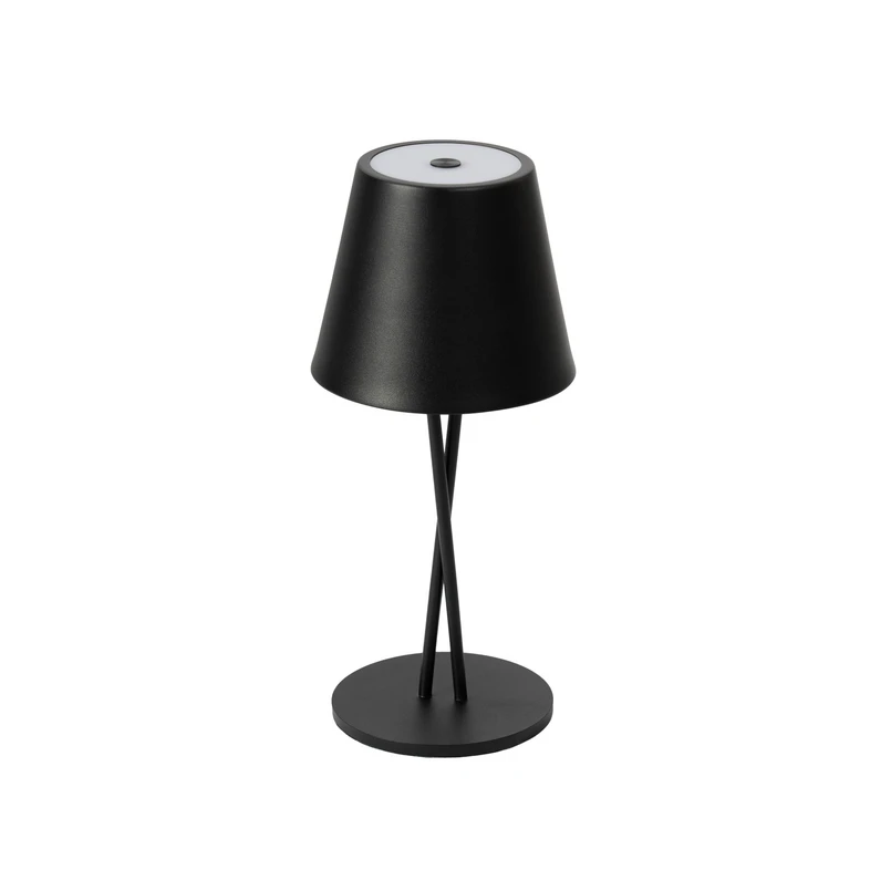 Lindby – Janea Cross Portable Tischleuchte Dim. IP54 Schwarz