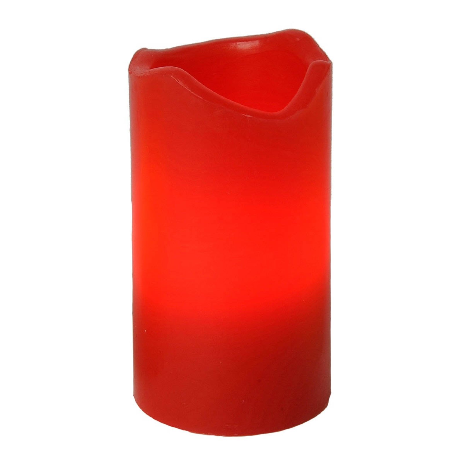 4 vnt. - Žvakių LED žvakės su nuotolinio valdymo pulteliu raudonos spalvos