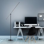 PURE Grafo LED floor lamp with a touch dimmer