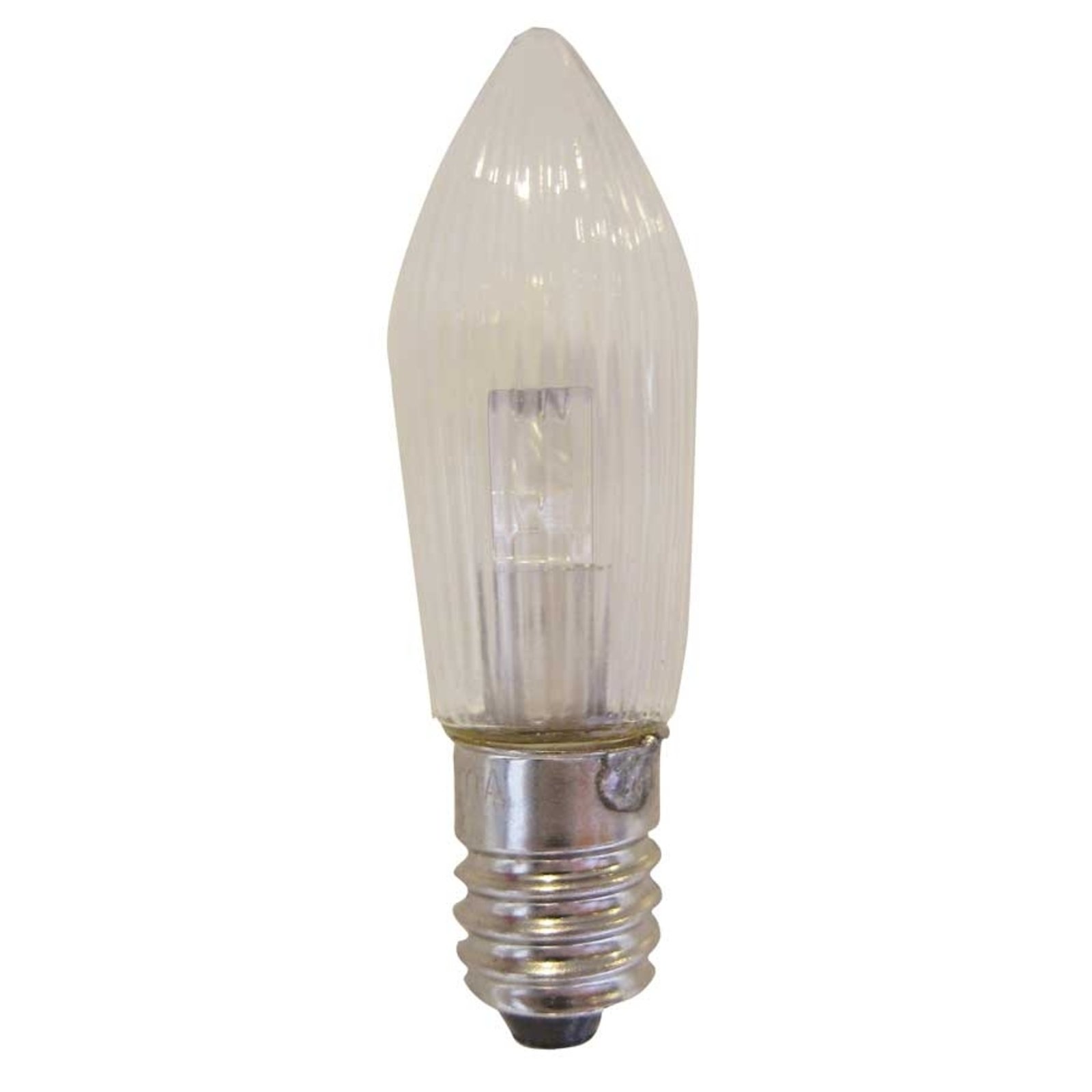 E10 0.4 W 10-55 V LED spare bulbs, 3-pack, candle