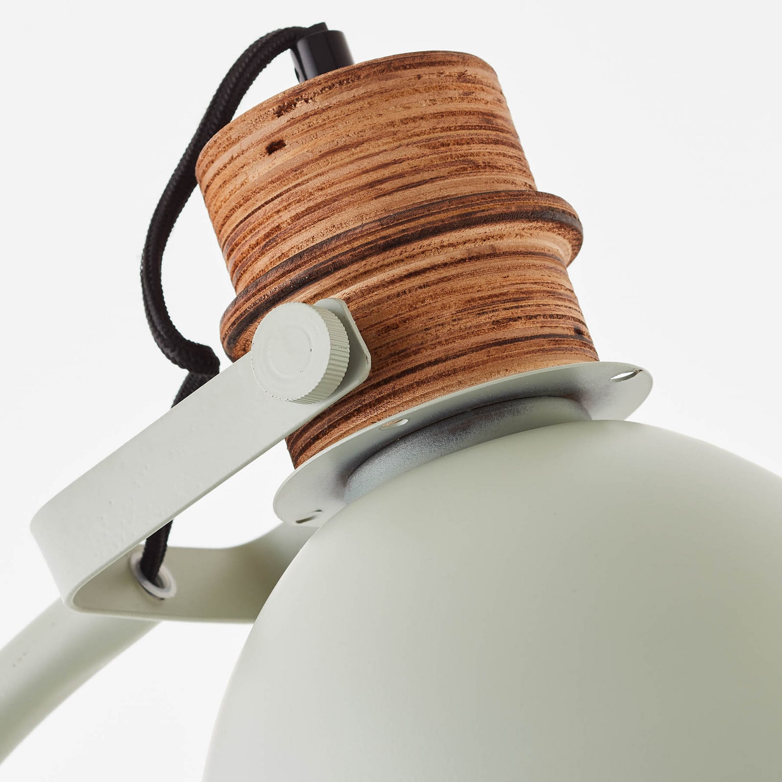 Lampă de podea Erena cu cap pivotant verde deschis