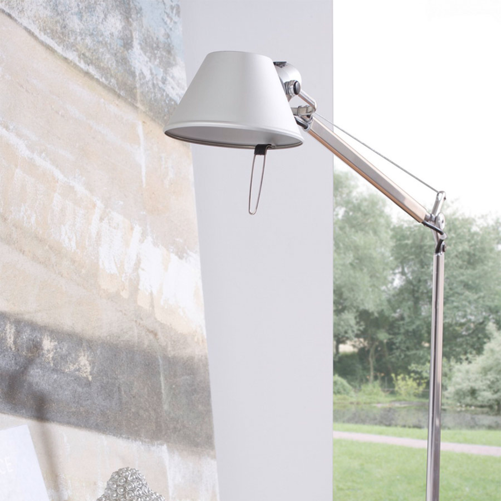 Artemide Tolomeo Midi LED table lamp, alu 3,000 K, for Workroom / Office, aluminium, steel, 9 W, energy efficiency: A, H: 100 cm