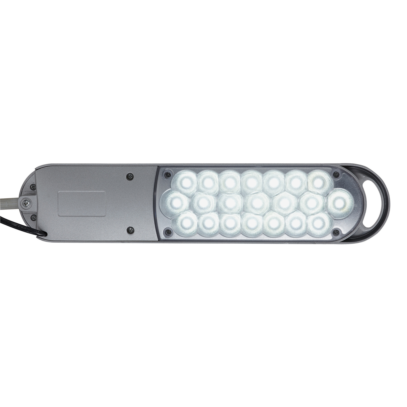 LED-bordlampe Atlantic m. Klemmesokkel sølv
