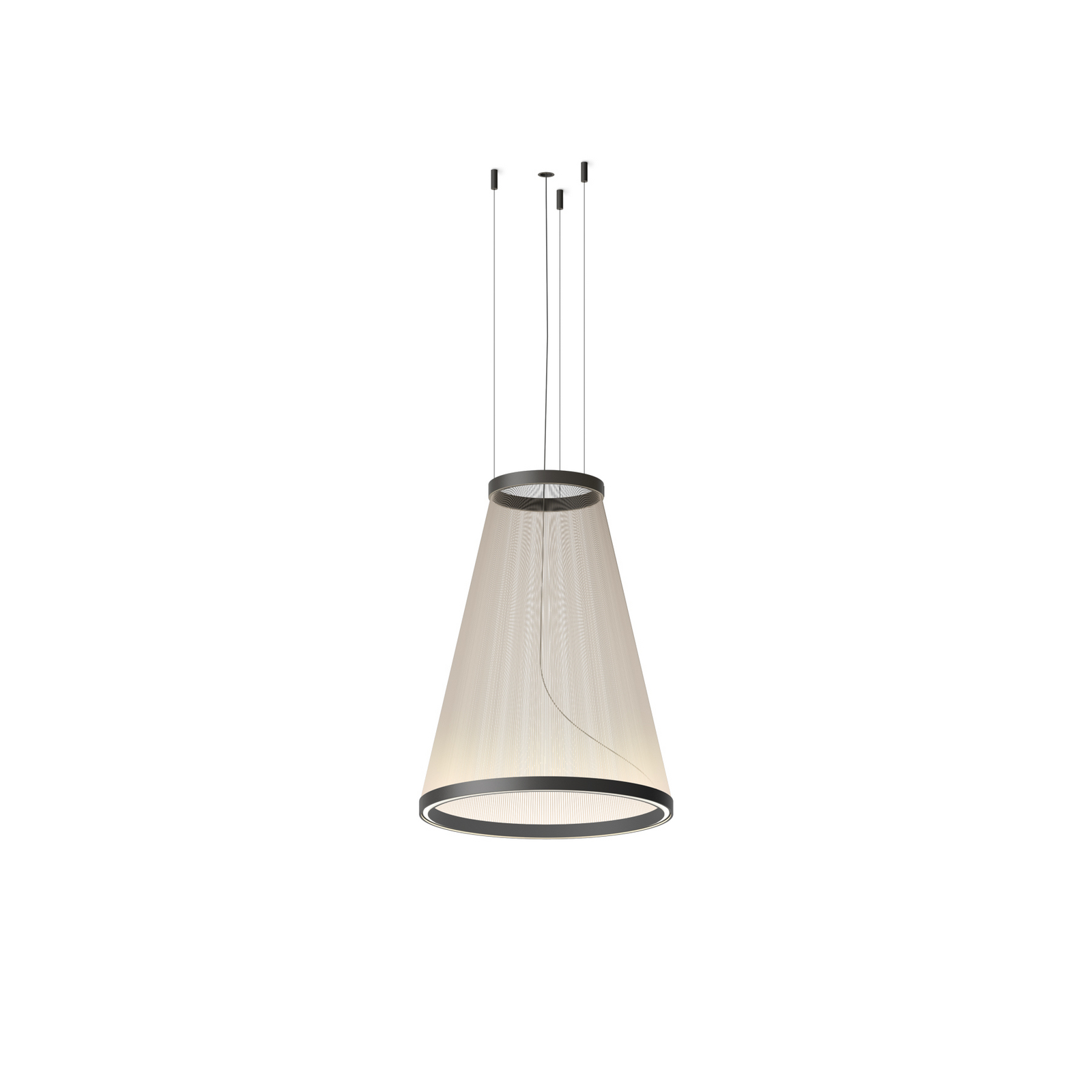 Vibia LED lógó lámpa ARRAY bézs 71 x 55 cm kúp 927 dimmelhető
