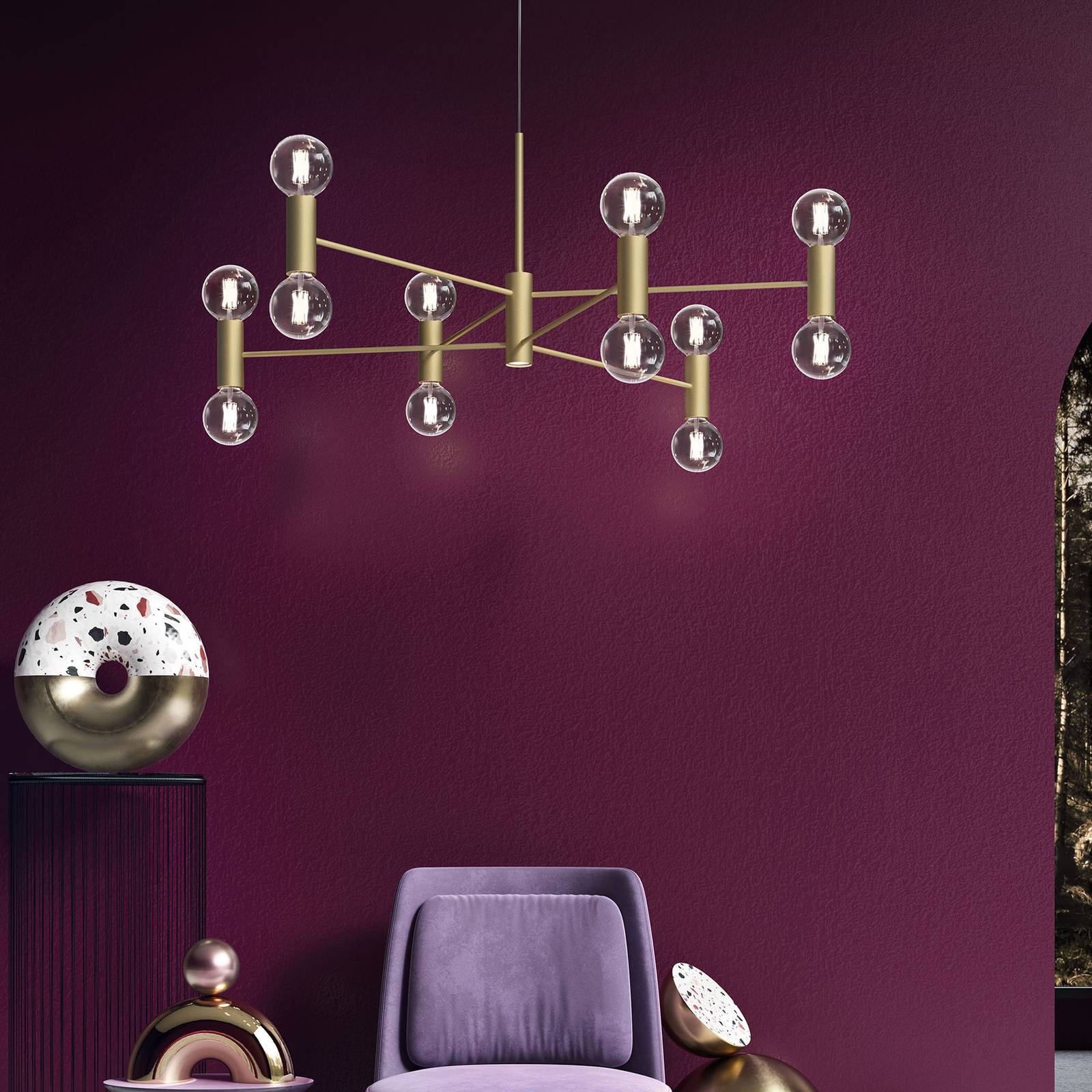 Modo luce chandelier függő lámpa 13 i. 107 cm a.