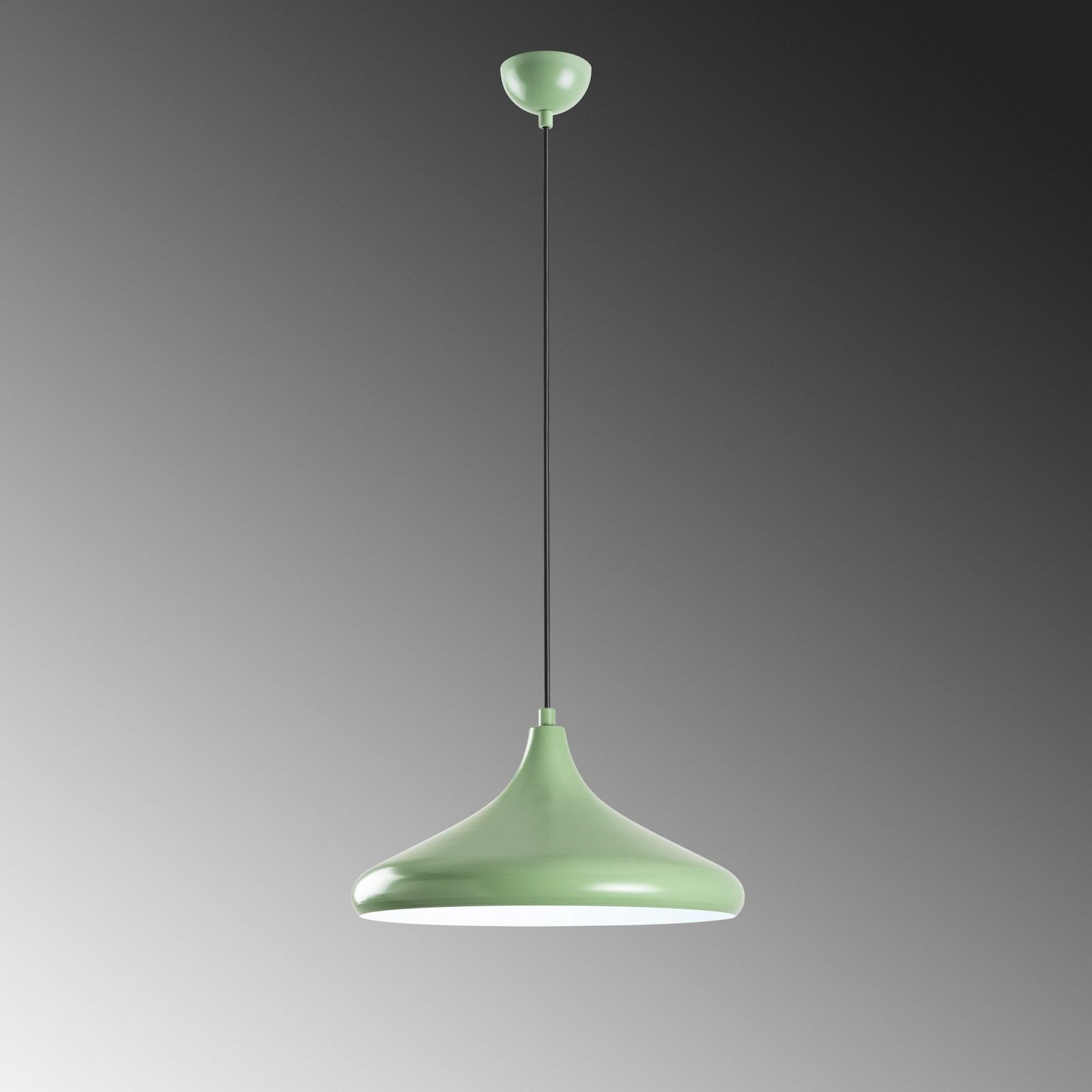 Hängeleuchte Eysan, mintgrün, Metall, Ø 35 cm, E27