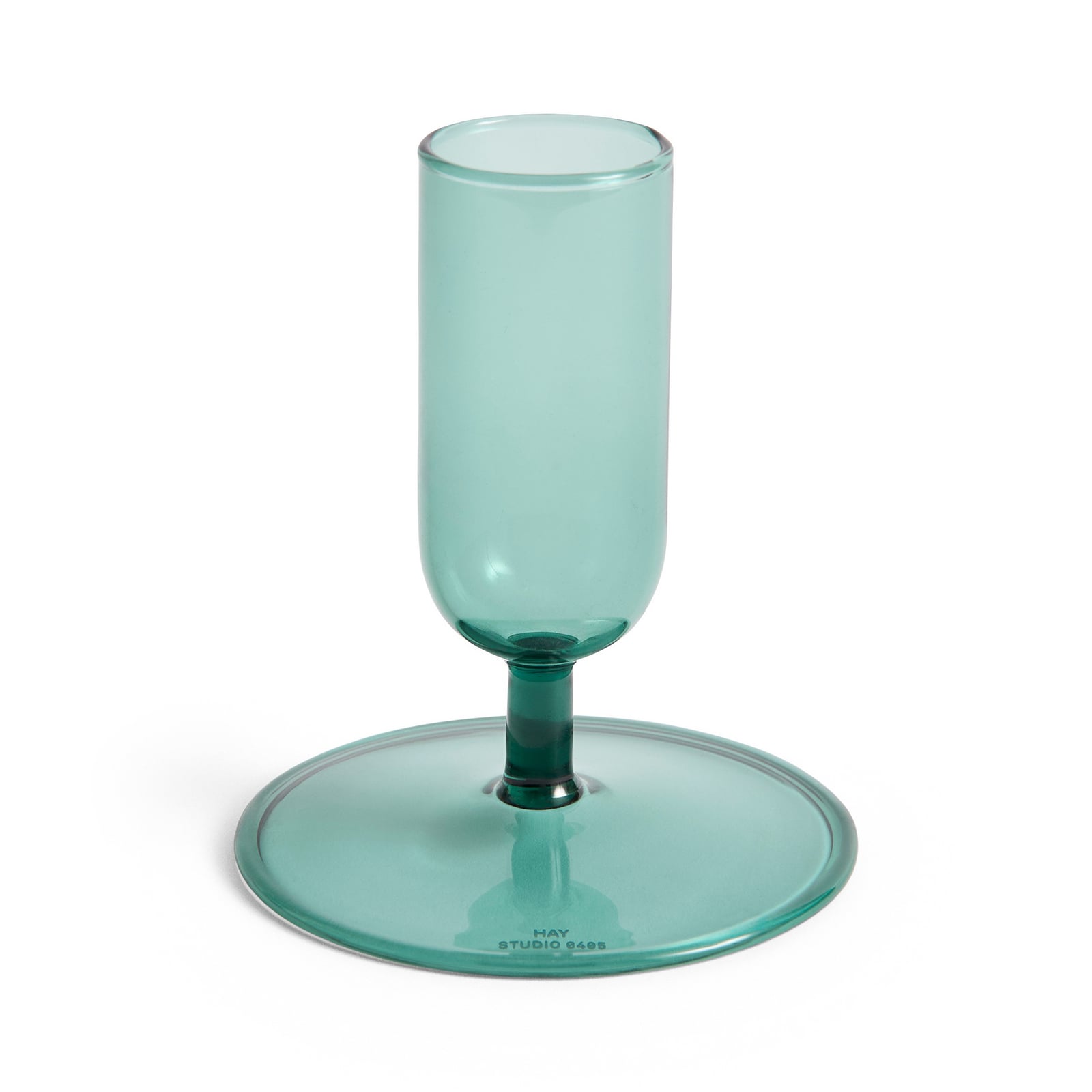 HAY Bloemenvaas Tiny, groen, glas, hoogte 8,6 cm