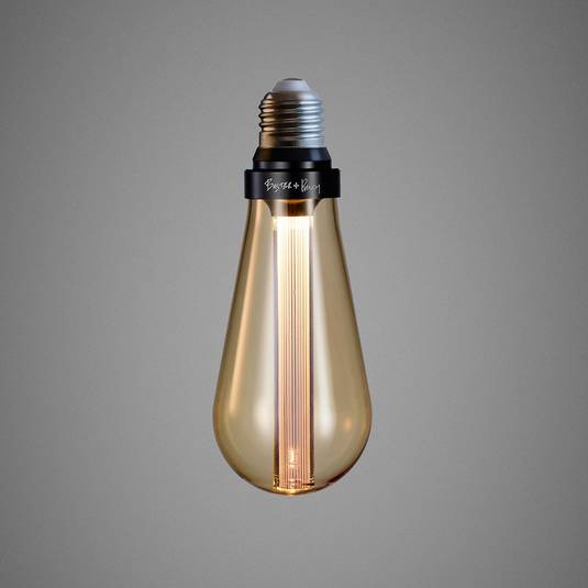 Buster + Punch LED-Lampe E27 2W dimmbar gold