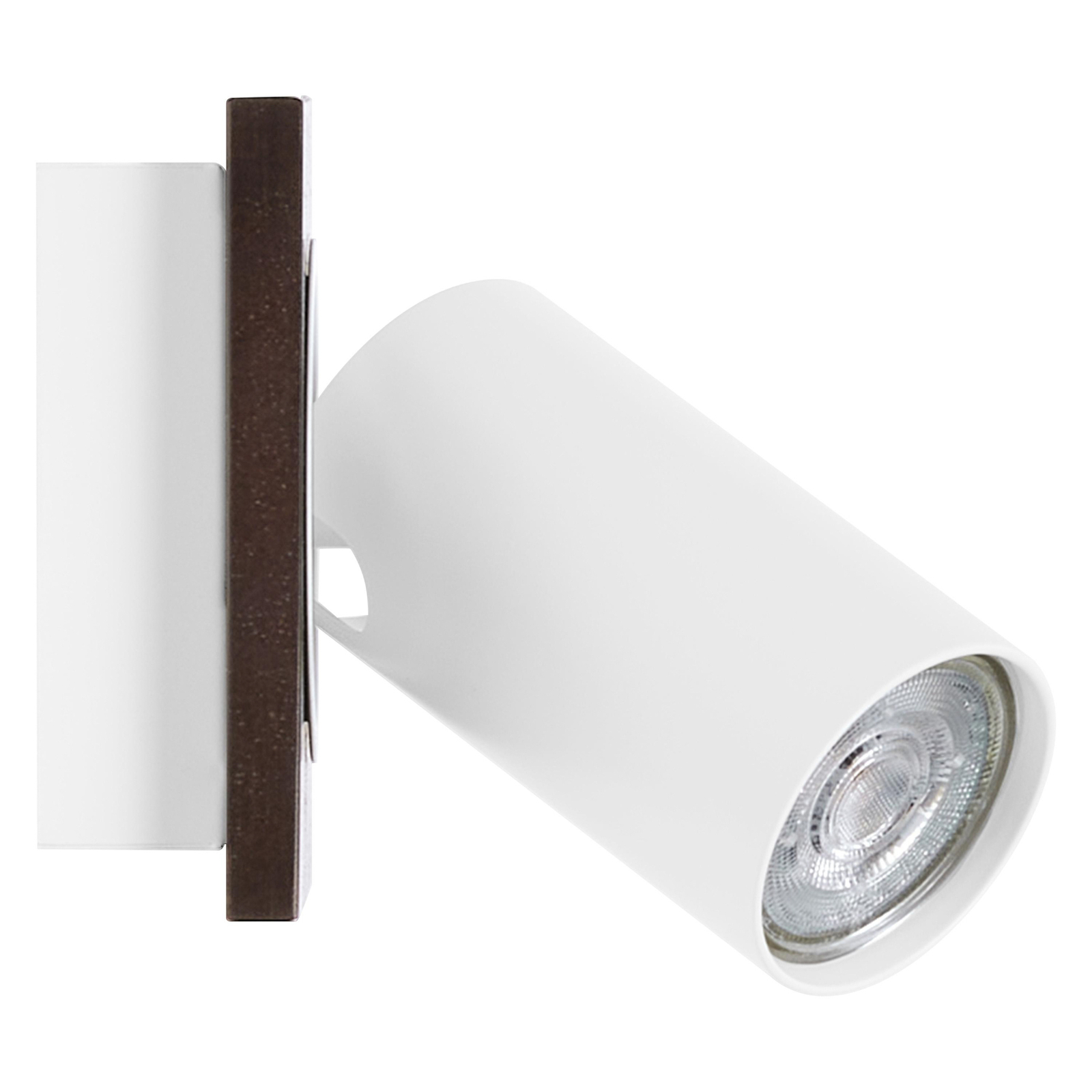LEDVANCE LED wall spotlight Mercury GU10, wood/white