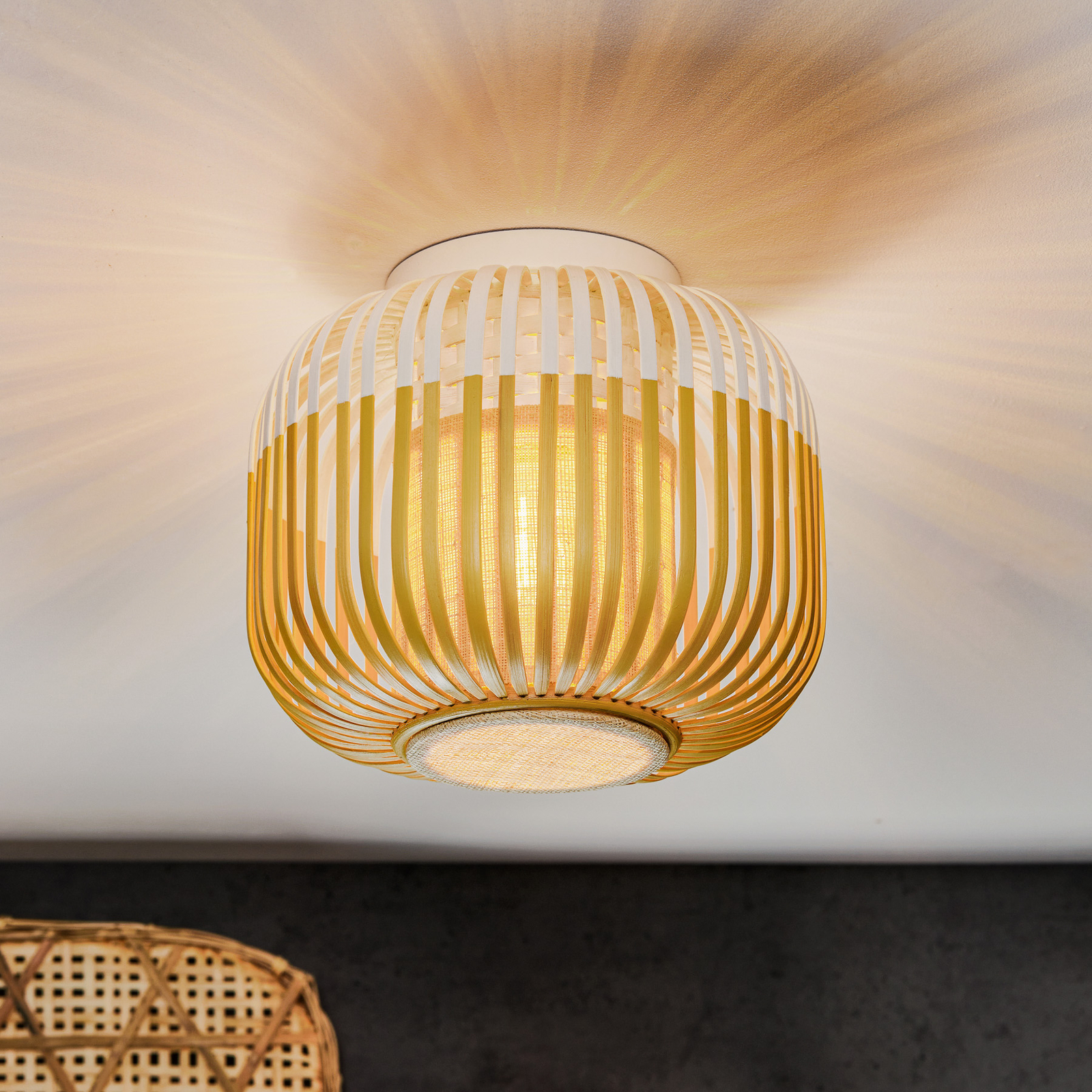 Forestier Bamboo Light Deckenlampe aus Bambus