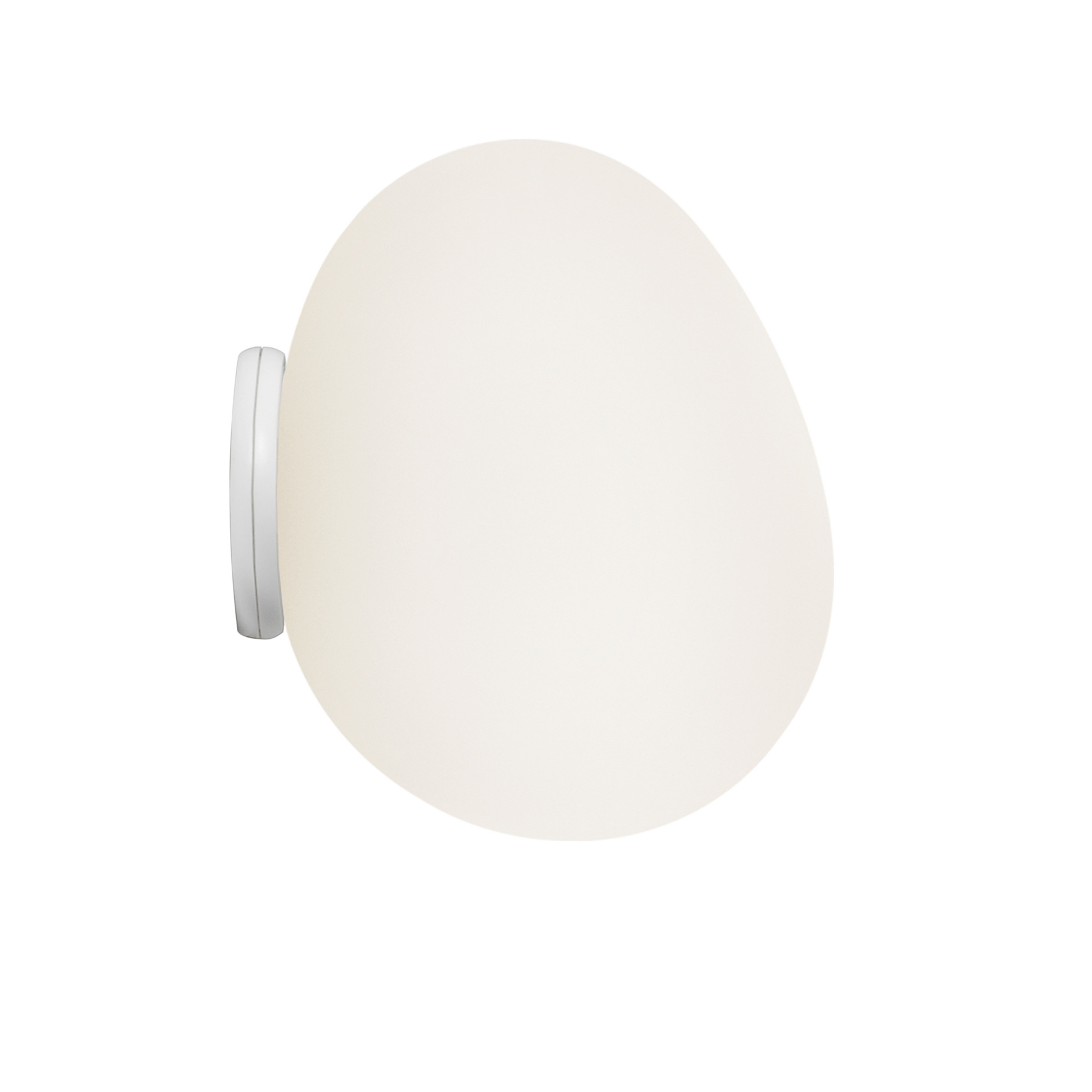 Gregg piccola Wandlampe, weiß, IP44, Glas - Foscarini