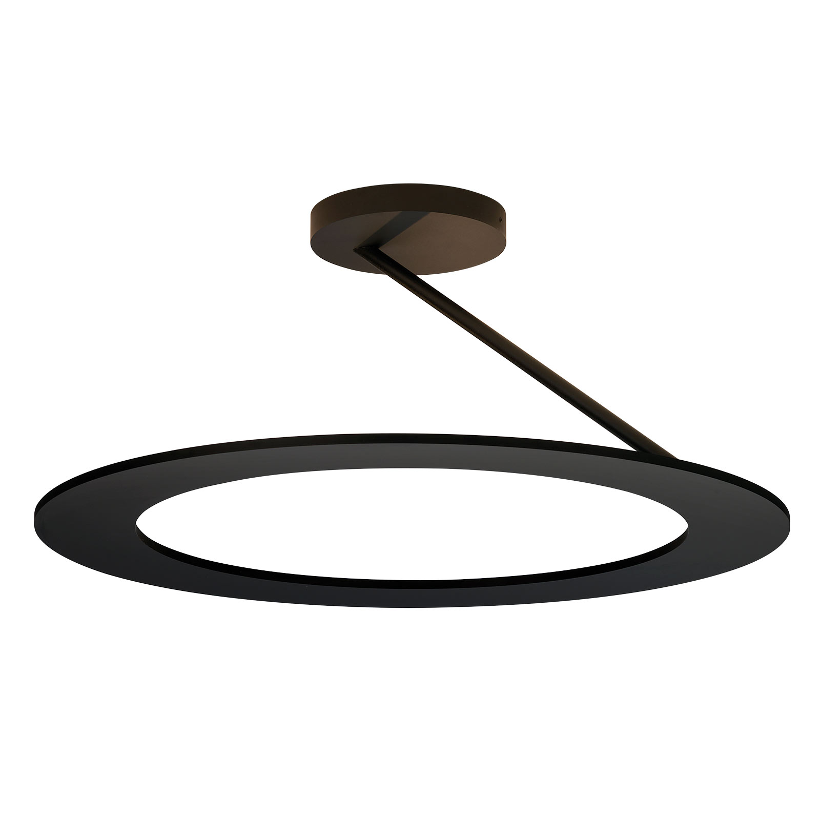Stropní svítidlo Bopp Stella 1 kroužek Ø 45 cm černá