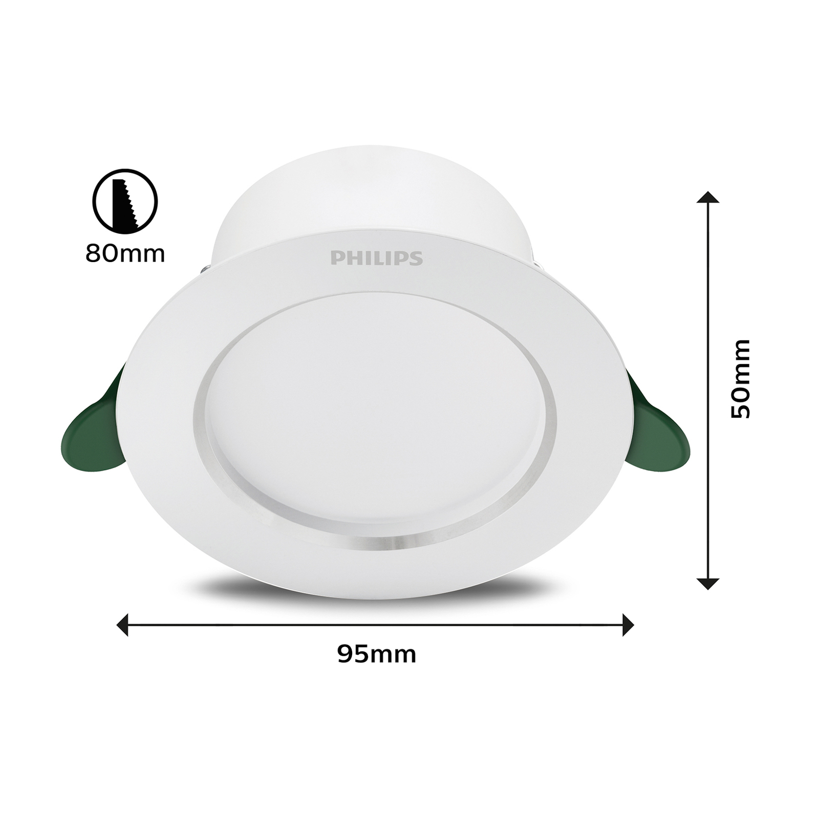 Philips Diamond Cut LED spot Ø9,5cm 360lm/2W 840