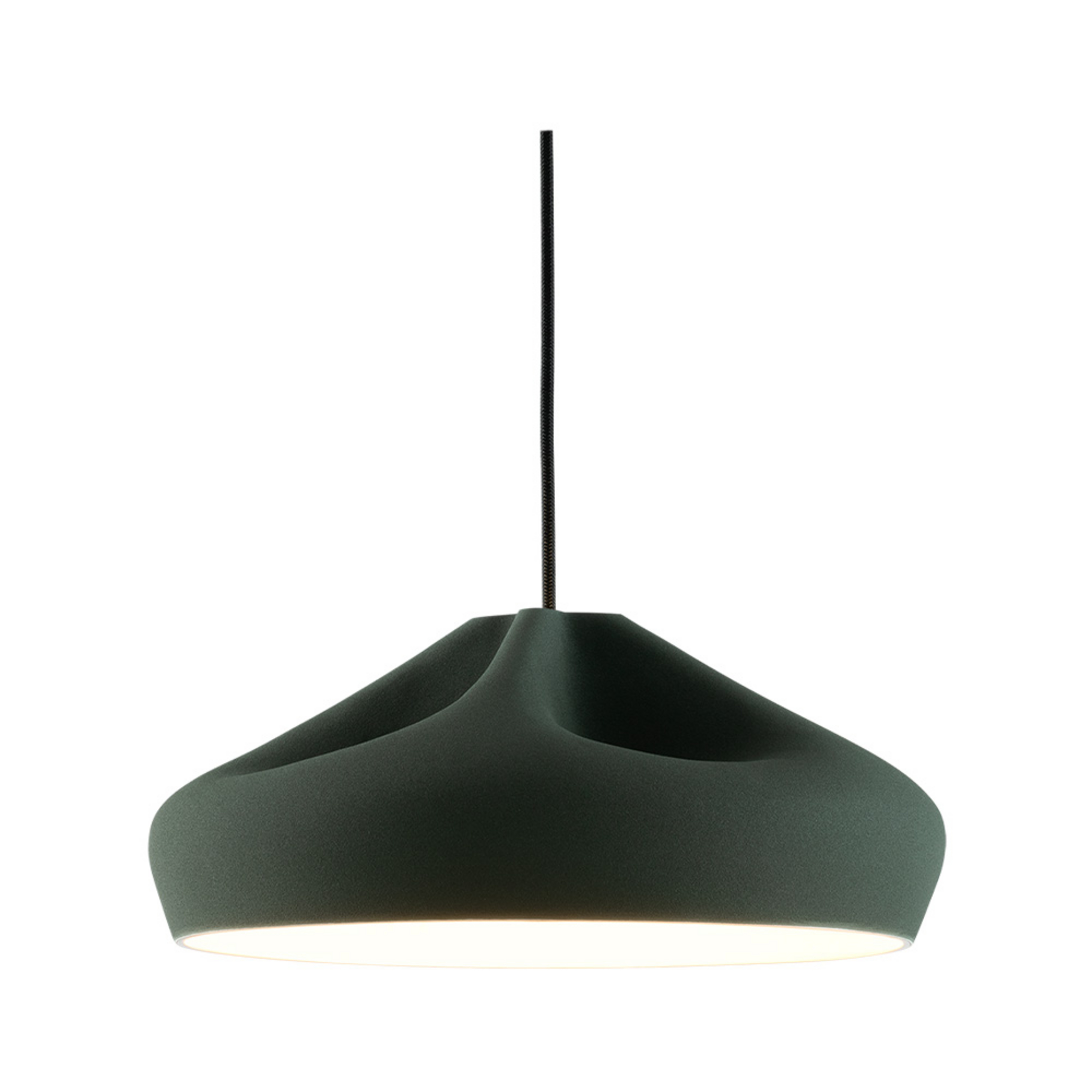 Pleat Box 47 LED Hanglamp Donker Groen/Wit - Marset
