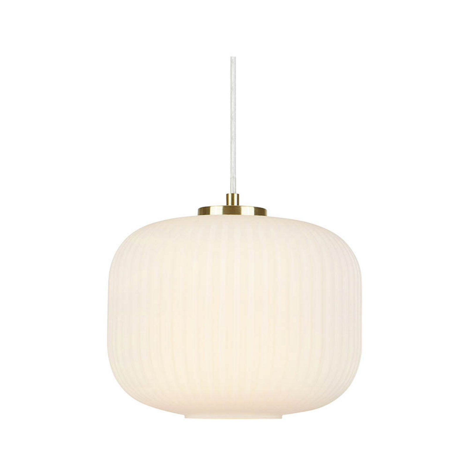 Sober Pendelleuchte Brushed Brass/White - Markslöjd