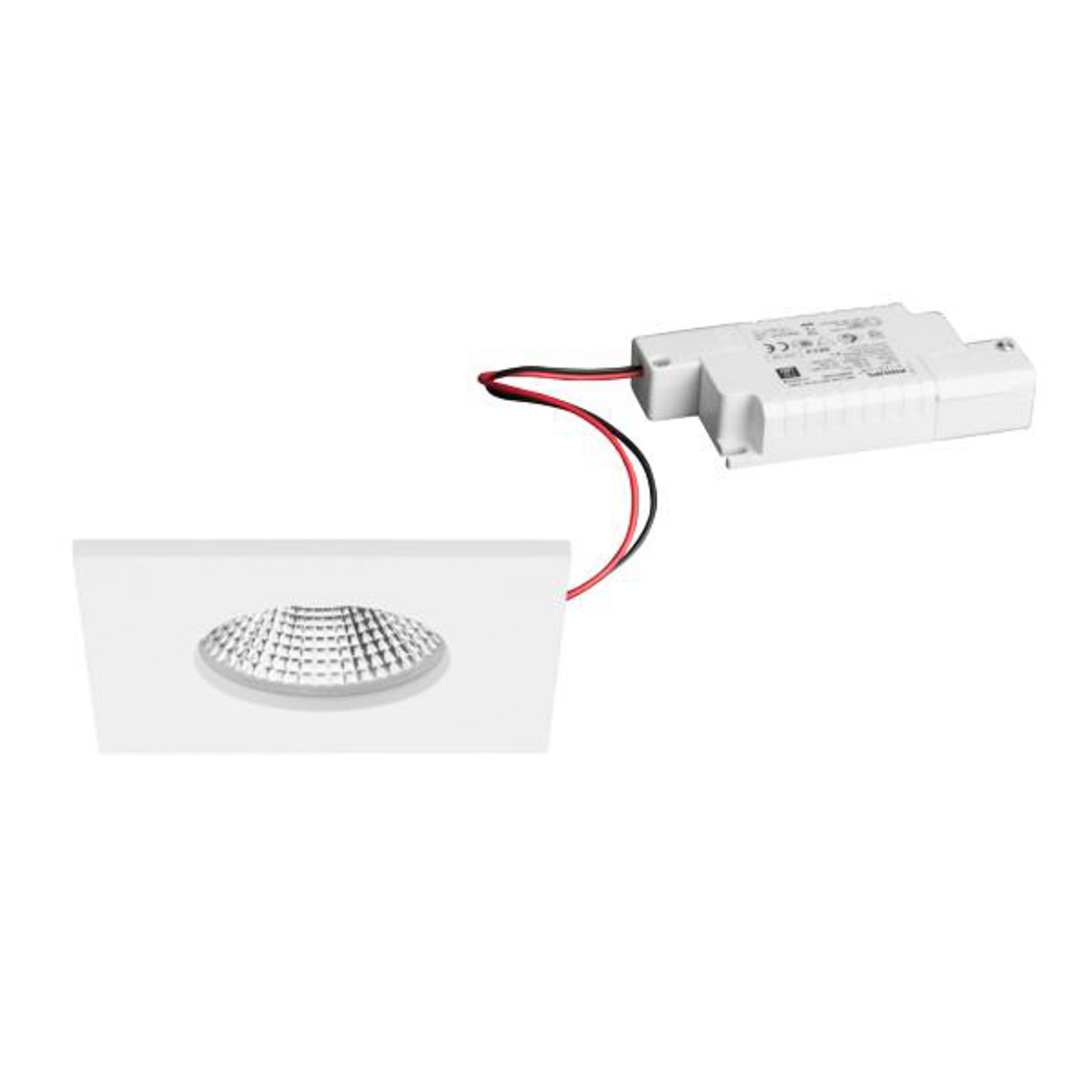 BRUMBERG BB21 IP65 encastré RC driver ang. blanc