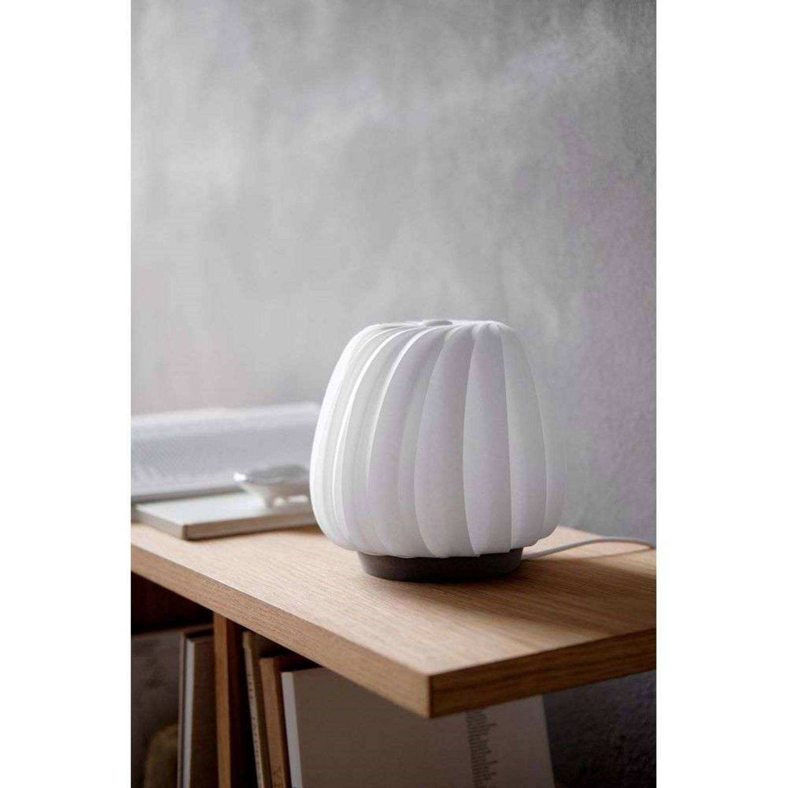Lampa stołowa Tom Rossau ST906 Mini, biała, 19 cm, papier, E27