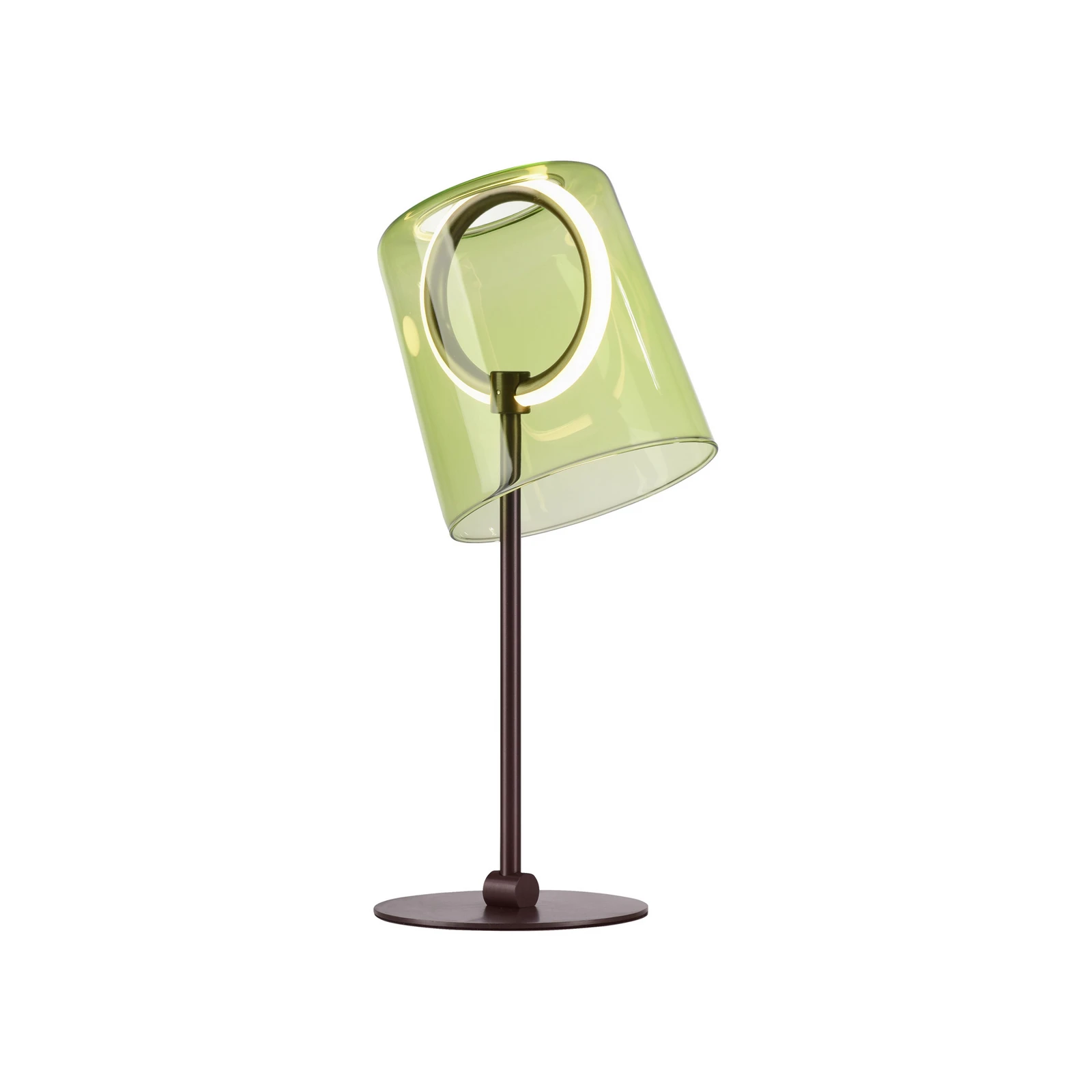 Paul Neuhaus Candeeiro de mesa LED Zula, verde, altura 42 cm