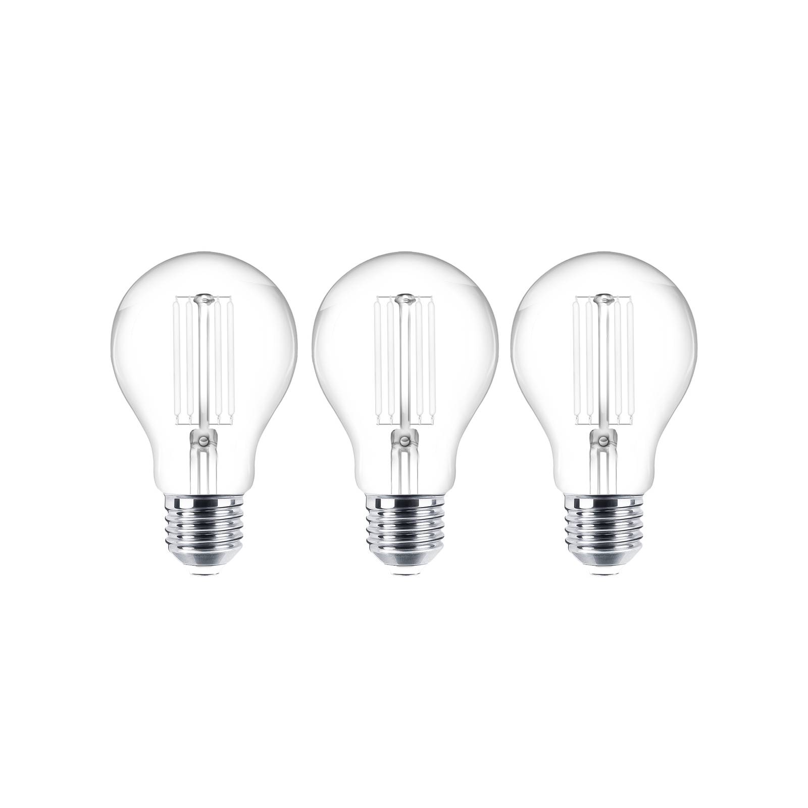 Lindby Ampoule LED filament E27 claire 7W 2700K 806lm 3pcs
