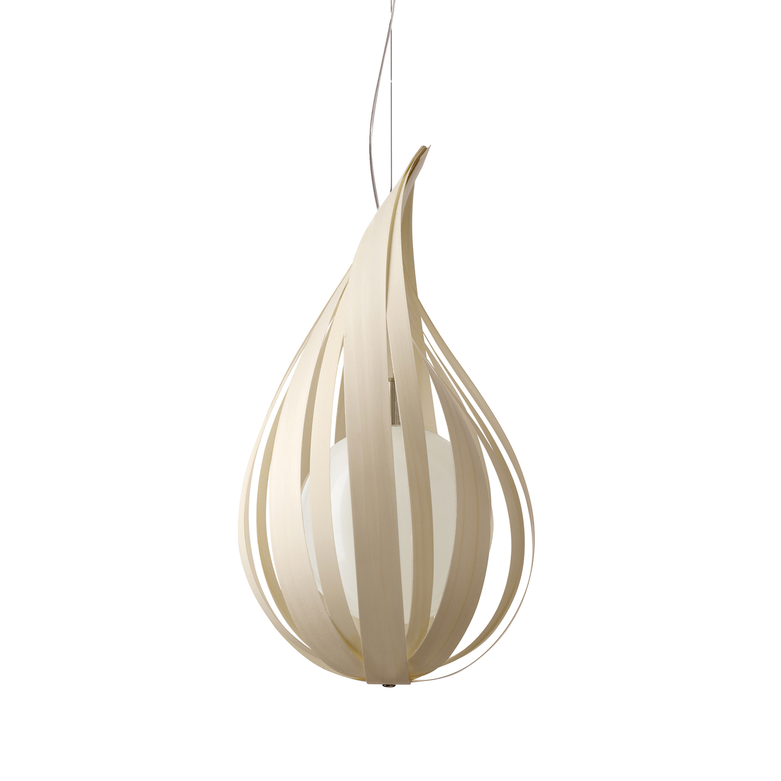 LZF Raindrop medium Hängeleuchte in Holzdesign