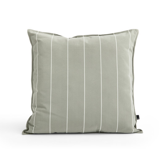 Cuscino Terrazza, grigio a strisce sottili, 60 x 60 cm - HAY