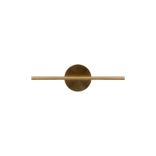 Omni LED wall lamp, brass colour, width 54 cm, 2-bulb - UMAGE