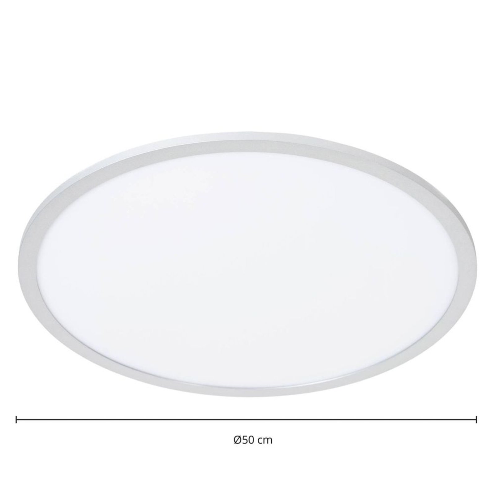 Narima LED Plafonieră 4.000K Ø50 White/Silver - Lindby