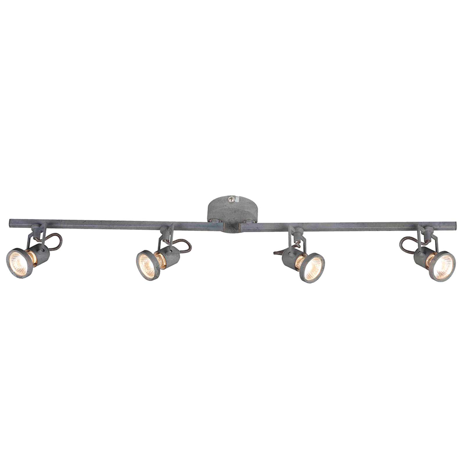 Spot-Light Concreto LED-loftlampe, justerbar, 4 lyskilder - indendørsbelysning Gangområde