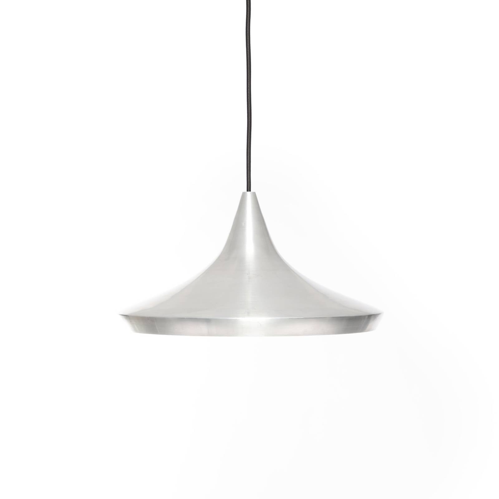 Tom Dixon LED-Hängelampe Beat Wide Unbeaten, aluminiumfarben