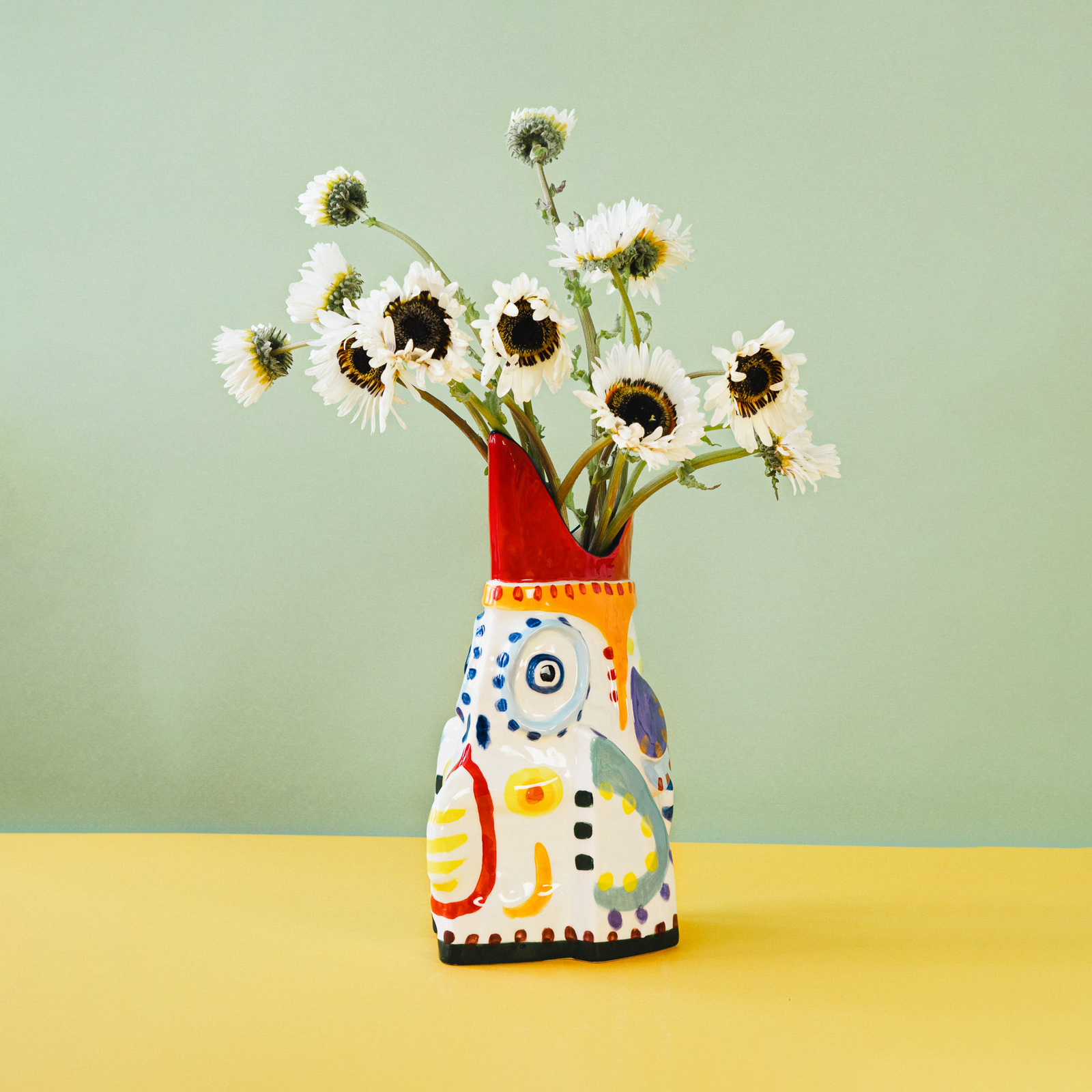 04 MIX SICILY Vase, farverig, stentøj, håndmalet – Serax
