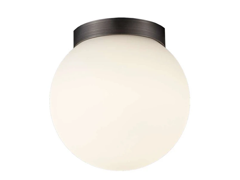 ANTIDARK - Palla C135 LED ceiling lamp, grey/white, IP44