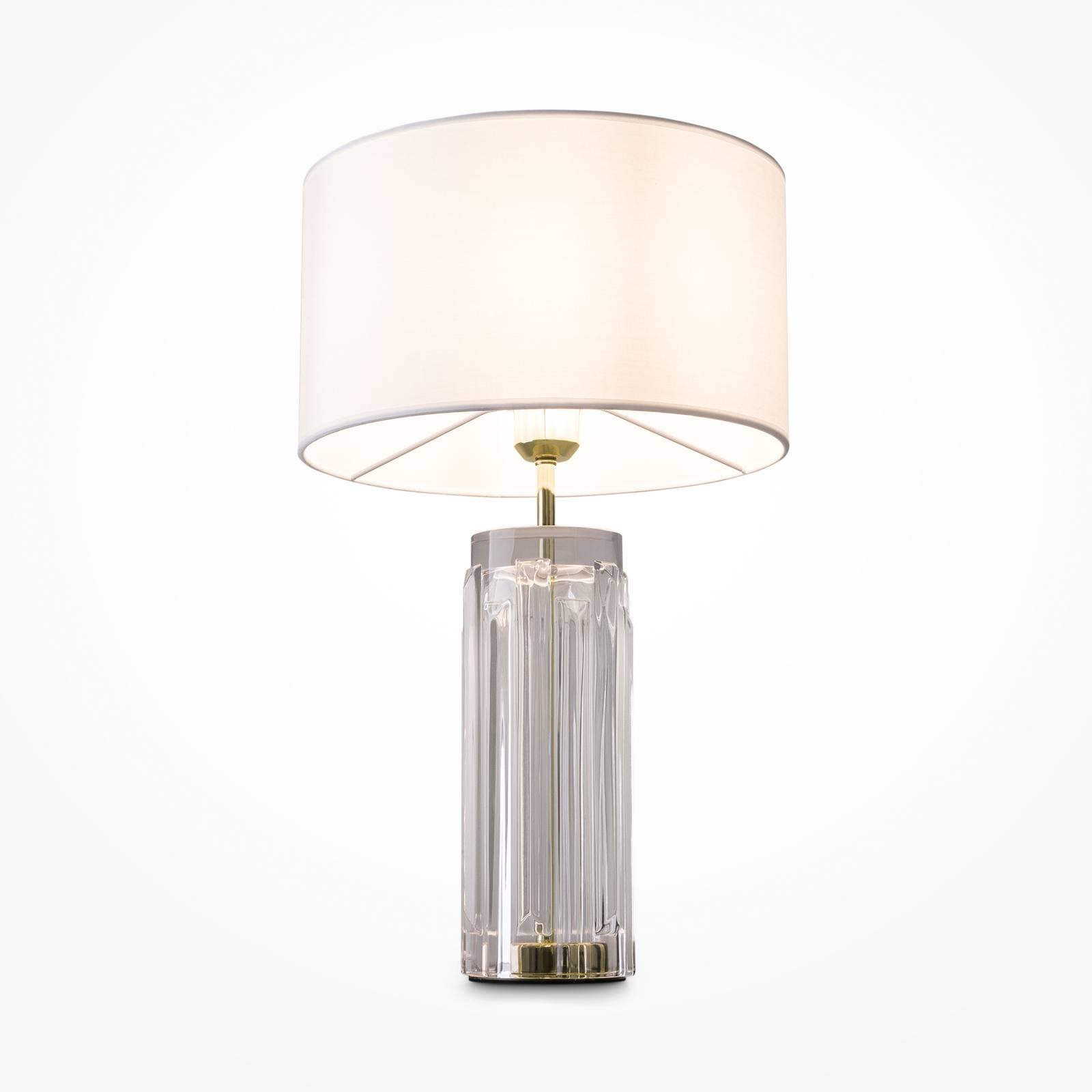 Maytoni Muse Moderne Tischlampe mit rundem Schirm Gold E27