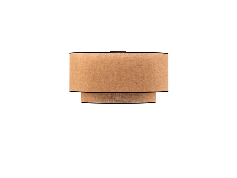 Euluna - Boho Plafonnier Ø60 Jute/Noir