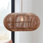 PR Home Zuri hanging light, rattan, 61 cm