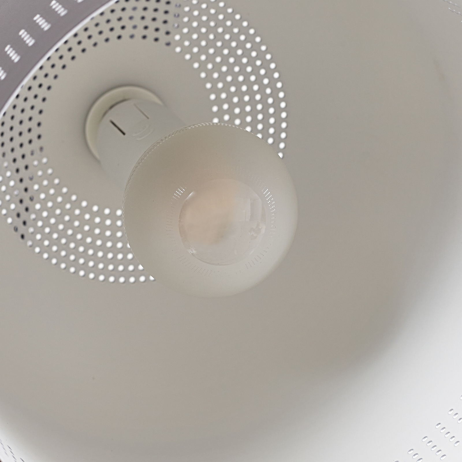 Oura bordlampe, svart, høyde 45 cm, jern, E14 - Nola