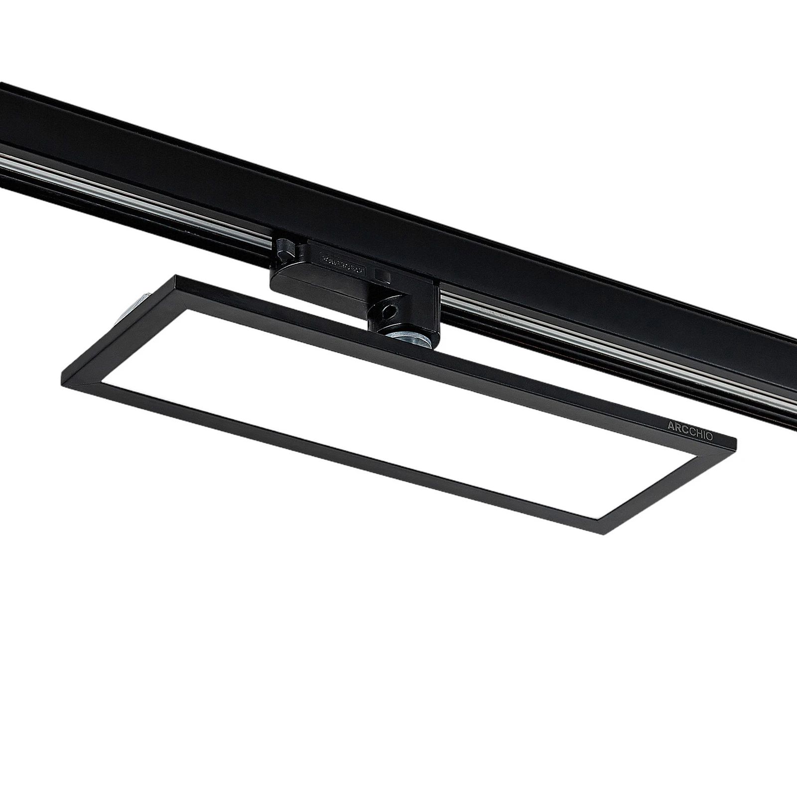 "Arcchio Hairis" trifazis LED skydelis, 30 cm, juodas, 3000 K