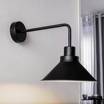Craft I wall light made of metal in black